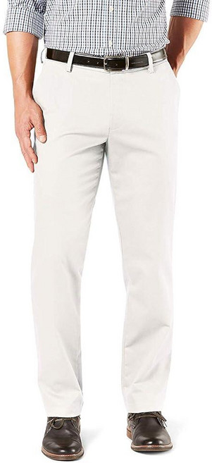 Dockers 남성용 스트레이트 핏 시그니처 럭스 면 스트레치 카키 팬츠 클라우드 38 x 34 473001