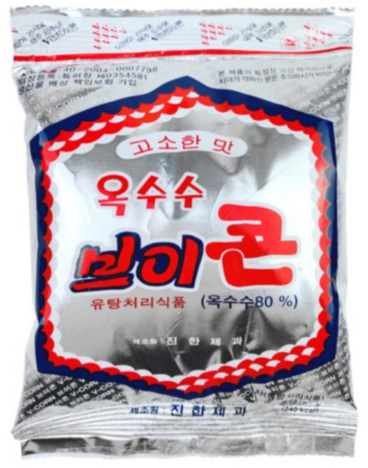 옥수수브이콘, 3개, 50g