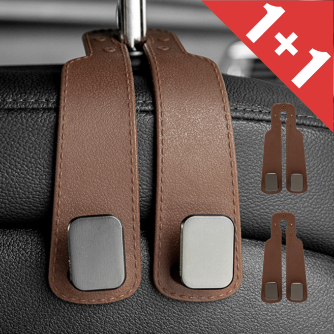 위드메리 차량용 자동차 후크 가방 걸이, 2개