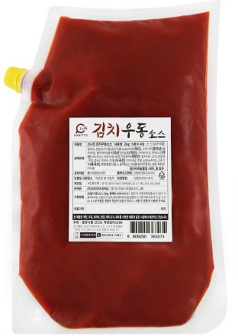 소니또 김치우동소스 2kg, 1개
