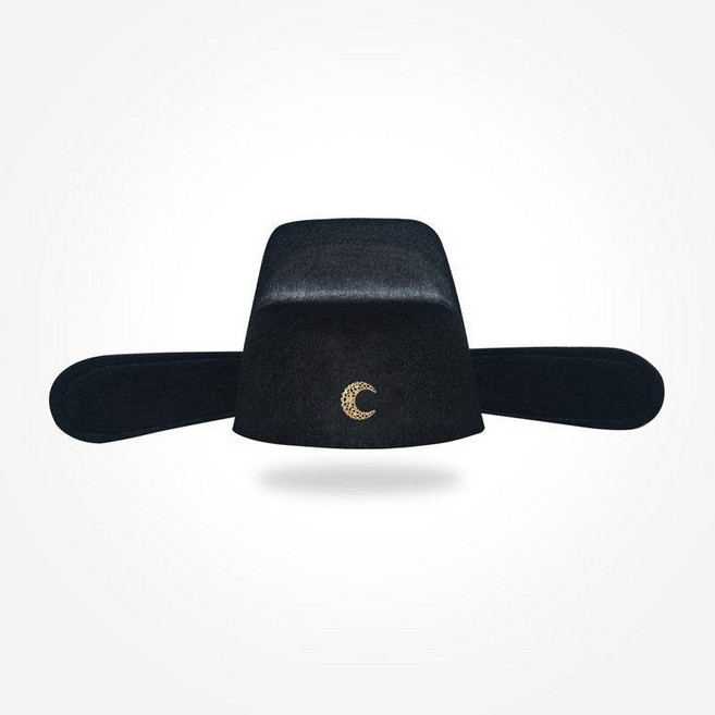 고대 신라 조선시대 중국 당나라 옛날 고전 한복 악세사리 갓 코스프레, 어린이의 작은 크기 (머리 둘레 50-56cm), Bao Zhengha