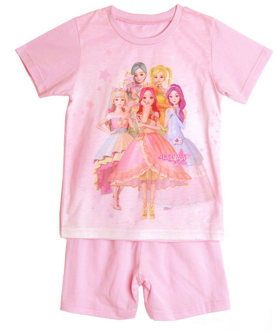 아동잠옷 여아실내복 시크릿쥬쥬반팔상하_루시