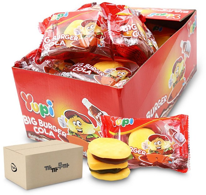 유피 빅버거 콜라향 젤리, 504g, 6개