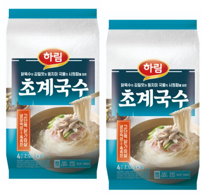 (냉동) 코스트코 하림 초계국수, 8개, 530g