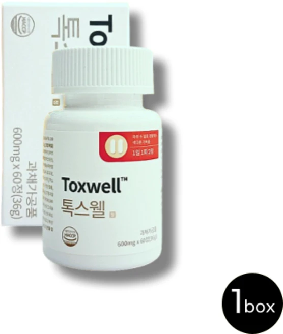 [본사정품]+1개월분+ 하루 2정섭취 TOXWELL 톡스웰 정 (정제형), 60정, 1박스 - 쿠팡