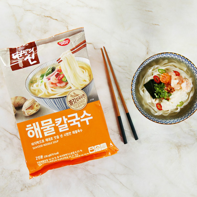 동원 면발의신 해물칼국수, 236g, 1개