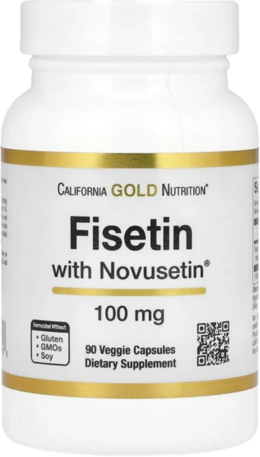 캘리포니아 골드 뉴트리션 CGN 피세틴 100mg Novusetin 함유 90캡슐, 90정, 1개 - 쿠팡