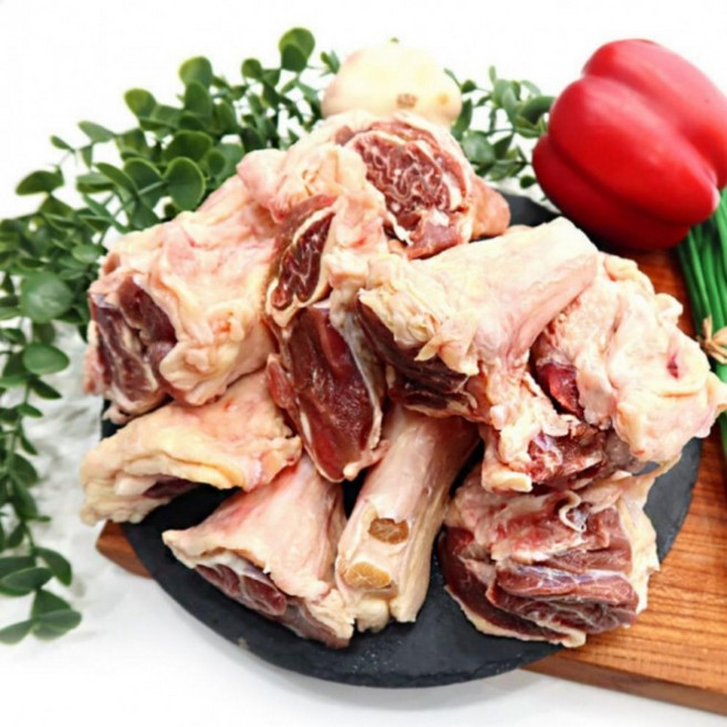 소스지 사골곰탕 청정지역 사태붙은 1kg 일요일 학스지 당일발송 스지 도가니탕, 1개, 1g