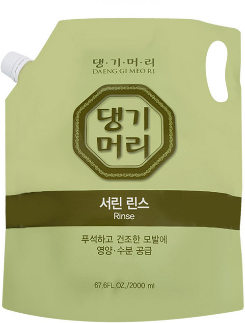 댕기머리 서린 대용량 린스 2000ml 1개, 2L, 2개