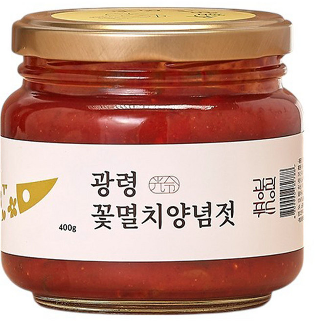 제주도 꽃멸치양념젓갈, 2개, 400g