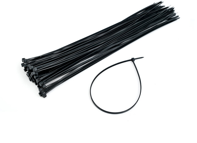 워니네 케이블타이 4x350mm (약50개입) 케이블 타이밴드 전선 배선정리, 블랙, 1개