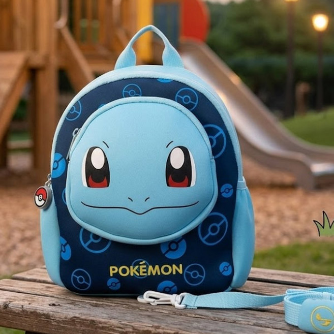 포켓몬스터 꼬부기 네오 입체 캐릭터 미아방지 가방 어린이집 소풍 백팩