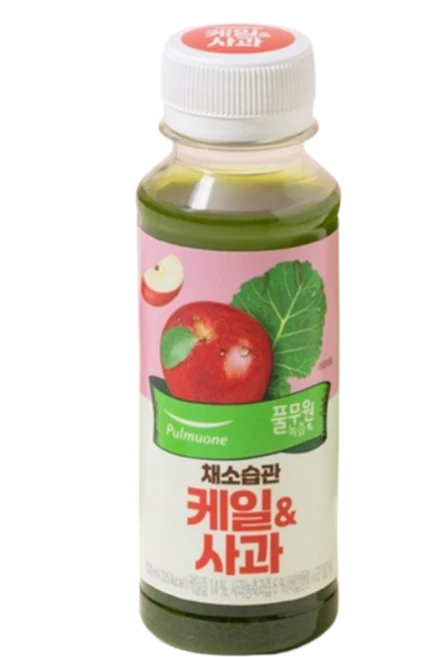 풀무원녹즙 매일배송 채소습관 케일&사과 4주분(월-금) 총20병, 20개, 130ml - 쿠팡