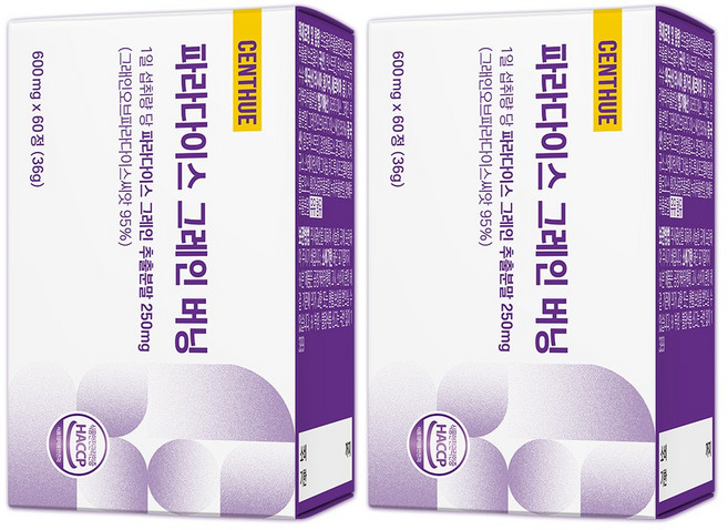 파라다이스 그레인 버닝, 2개, 60정