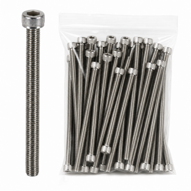 7위 - 304 스테인리스 육각렌치볼트 소켓 M6 나사산 1 미니 육각소켓볼트 렌치볼트, 20개, 95mm, M6 x
