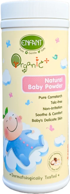 ENFANT Baby Powder 엉펑 오가닉 베이비 옥수수 파우더 80g., 1개, 80g - 쿠팡