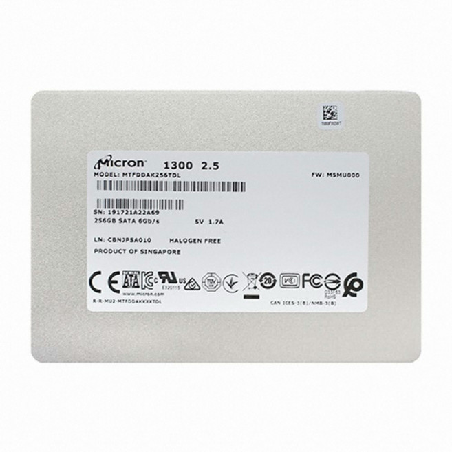 마이크론 1300 SSD 512GB SSD, 상세페이지 참조