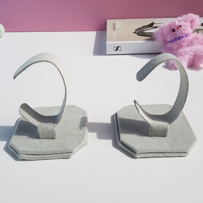 키밍 손목 시계 거치대 받침대 수납 정리 진열대 팔찌 전시대, 1세트, 그레이