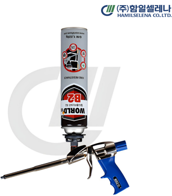 함일셀레나 월드폼 B2 폼본드 석고보드 우레탄 단열재 이보드 보수 본드 다용도 접착제, 1