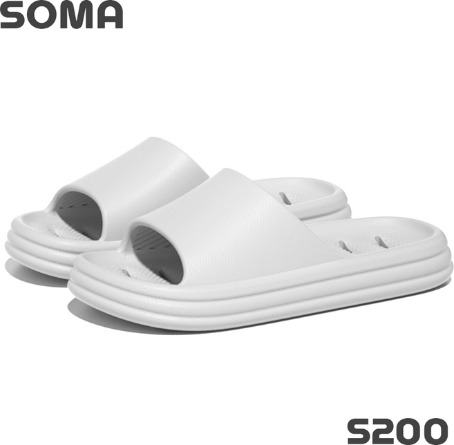 SOMA 미끄럼방지 욕실화 S200, GRAY