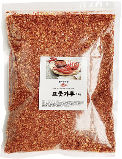 황소방앗간 국내제조 베트남 아주 매운 땡초 씨있는 고춧가루 마라탕용 양념용, 1개, 1kg