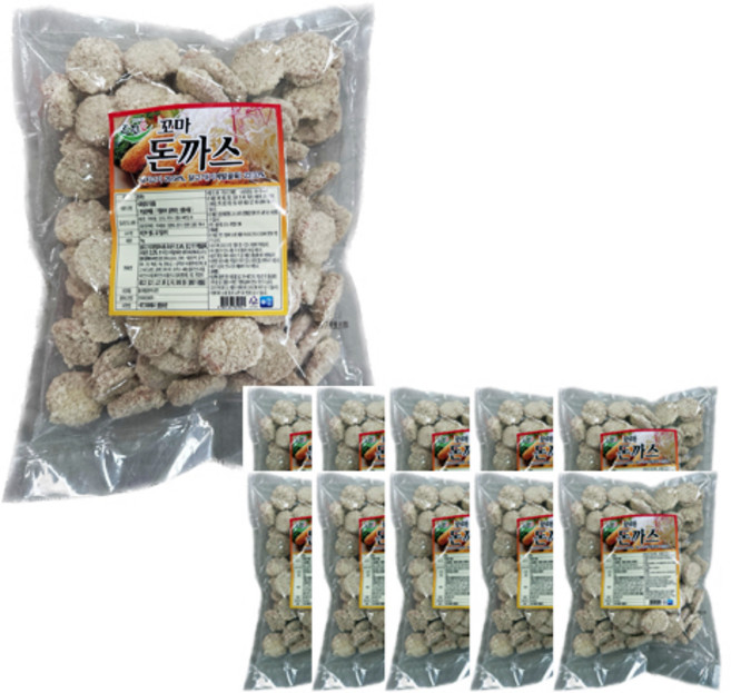 씨밀레 드림애 꼬마돈까스 1kg, 10개