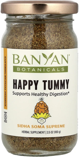몸관리하세요 겨울입니다 Banyan Botanicals Happy Tummy 100g(3.53oz) 특별관리진행, BanyanBotanicalsHappyTummy100g, 100g, 1개 - 쿠팡