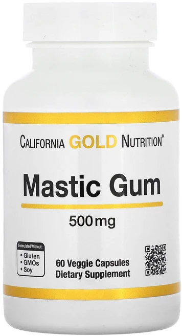 캘리포니아골드뉴트리션 매스틱검 500mg 베지캡슐 60정, 6개 - 쿠팡