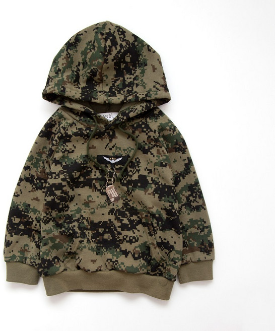 아동 군복 밀리터리 긴팔 후드티 주니어 아미 군번줄