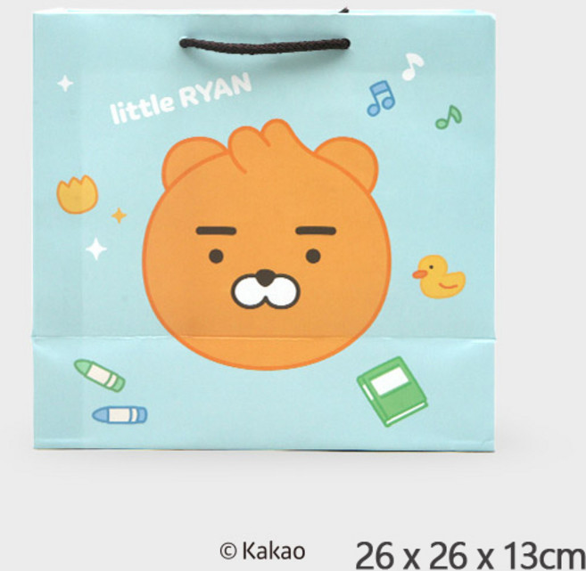 Daiso 韓國大創 Kakao Friends 屁桃 牙刷架 可愛造型 多功能收納 浴室用品, 1個, 禮物紙袋 萊恩, 粉紅色