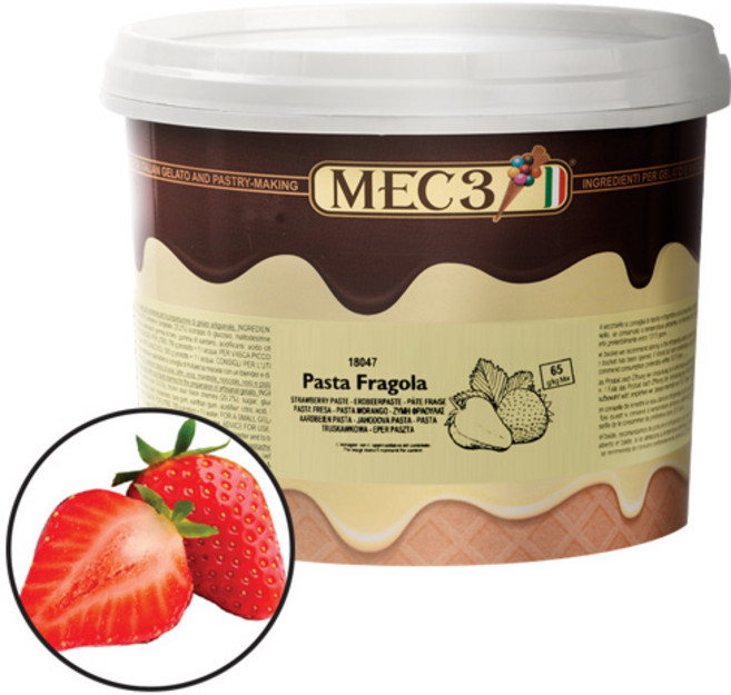 [MEC3 맥쓰리] 딸기L 페이스트(딸기페이스트 밀크베이스용) 젤라또 아이스크림원료, 1개, 1개입, 3g