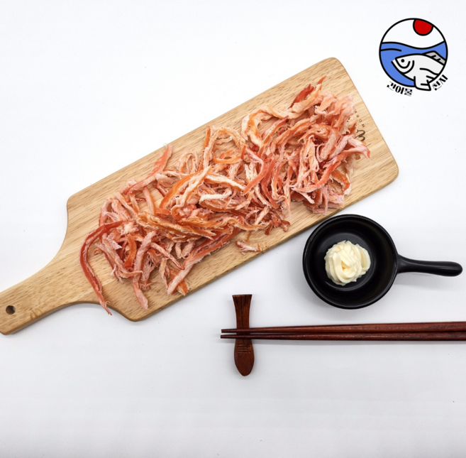 [국내가공] 쫄깃함이 살아있는 진미채(홍진미) 오징어채 참진미채 / 반찬 술안주, 1개, 200g