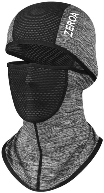 제로아 자외선차단 쿨 메쉬 바라클라바, 그레이, 3개