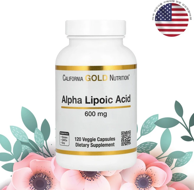 CGN 알파리포산 ALA 600mg 120베지캡슐 4개월분, 1통, 120정 - 쿠팡