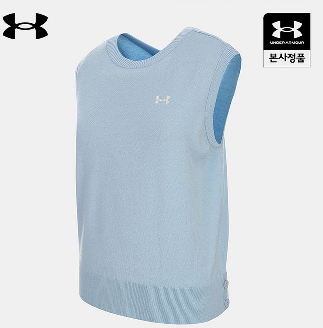 [정상가 189 000원] 여성 UA골프 플레이 모달 라운드 스웨터 베스트_U4FWSV00