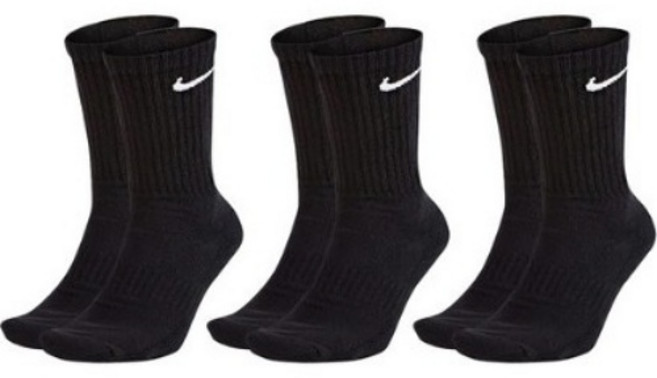 (JS)컴퍼니 나이키 에브리데이 쿠션 장목 삭스 SX7664-010 3켤레 1세트