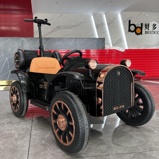 부모탑승 전동차 범퍼카 전기차 구동 전기 2인용 전동, B. 블랙+12V25A
