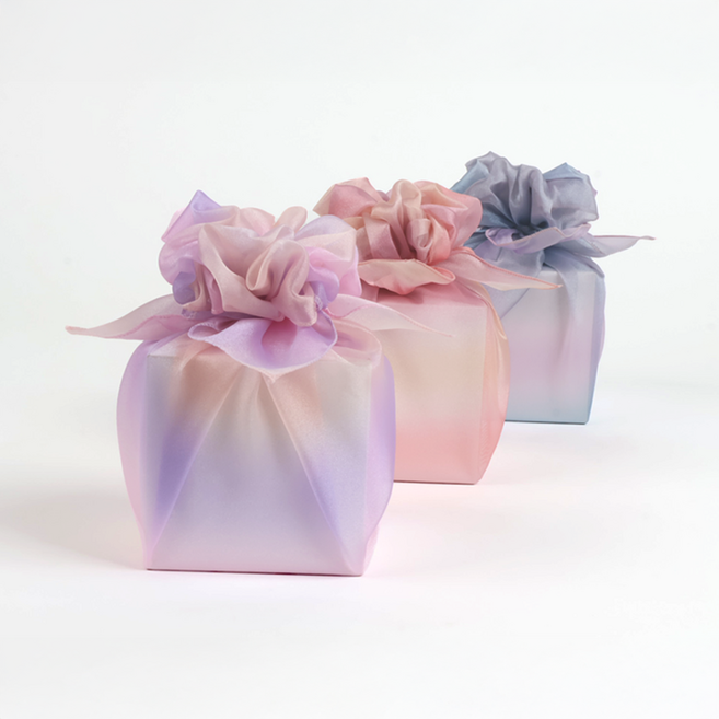 정담은 오로라 크리스탈 보자기 70cm 10장 선물 답례품 포장 예단포장, 10개, 352번