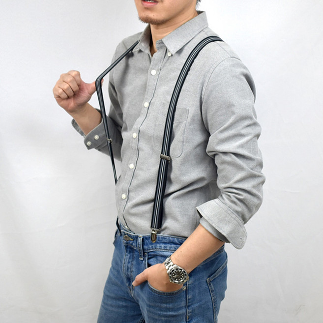 窄版線條吊帶 NKD36