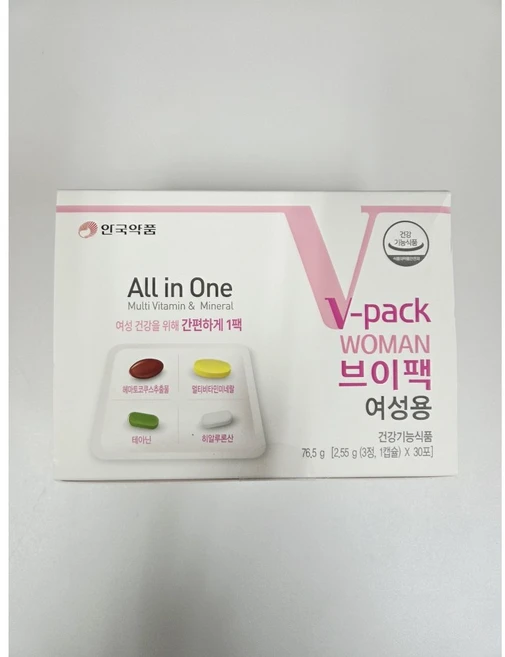 브이팩 여성용 멀티비타민, 30회분, 2개 - 쿠팡