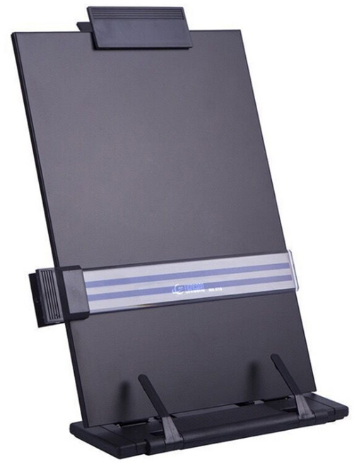 체리아트 독서대 컴퓨터 원고대 A4 서류 종이 받침대 문서 카피 홀더 No.830, 1개, 블랙