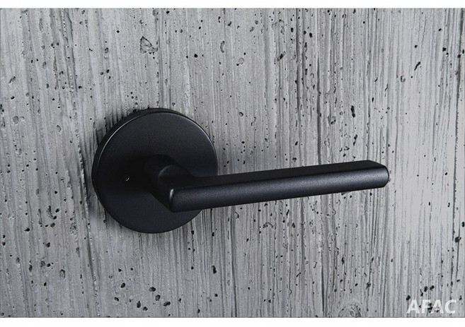 에이팩 버튼형 방문손잡이 1-8 블랙, 3세트