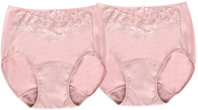 인따르시아 여성 레이스 요실금 안심팬티 2종