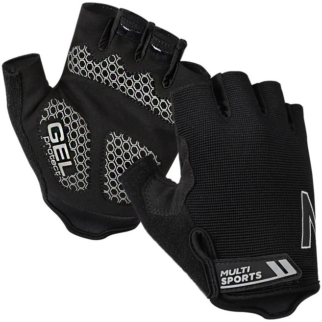 네오글러브 남성여성 헬스장갑 멀티스포츠장갑 자전거 헬스 철봉 요가 필라테스, 블랙, 1개