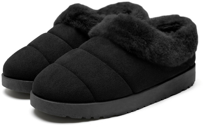 페이퍼플레인 남자 여자 겨울 방한화 실내화 사무실 패딩슬립온 발편한 겨울운동화 PP1592