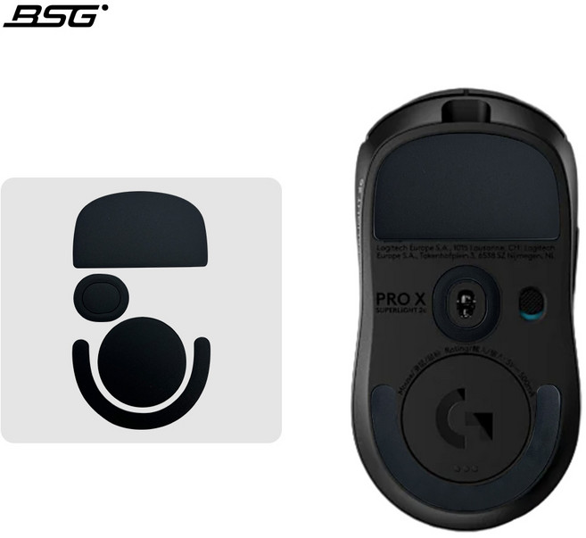 BSG 로지텍 마우스 호환 강브레이킹 피트 프리미엄 브레이크 에디션 지슈스 지프로 지슈라 2 G304 G502 X G703 G502X G903, 1개, 지슈라미니GPROXSUEPRLGIHT2C