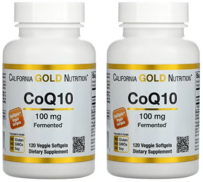 캘리포니아 골드 뉴트리션 코큐텐 California Gold Nutrition CoQ10 100mg 120정, 2개 - 쿠팡