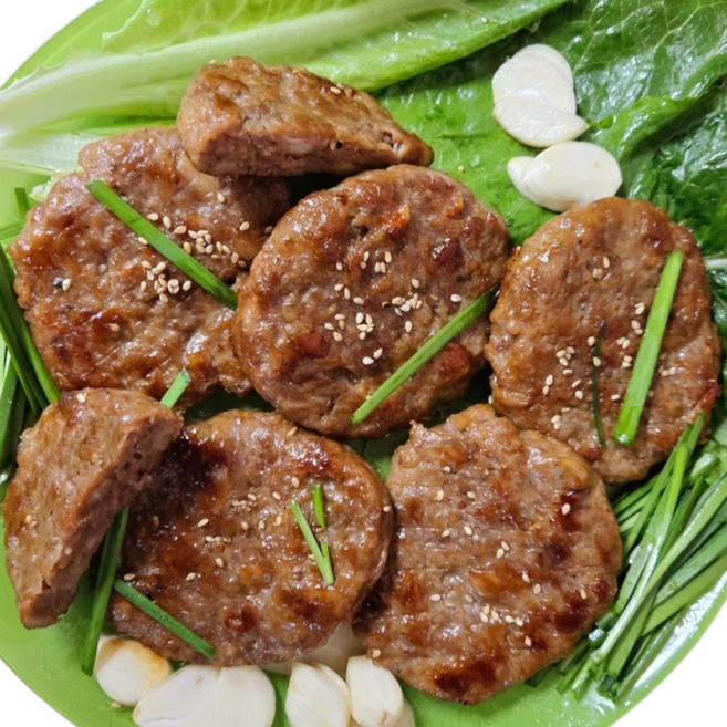 광주 송정 수제 떡갈비 맛집 육즙 육향 가득 쟁여두고 먹는 명인의 손맛 아이반찬 캠핑음식, 16개, 80g