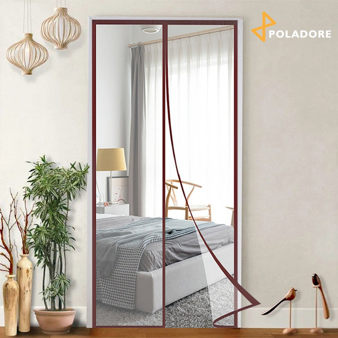 폴라도레 방풍비닐 커튼 자석 방풍막 투명 반투명 현관 방한 난방커텐 EVA(투명), 1개