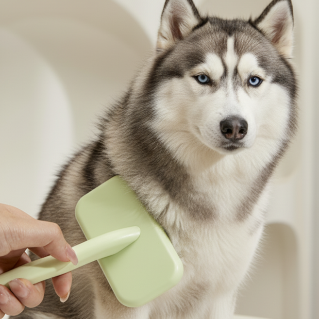 홈온리 강아지 빗브러쉬 엉킨털제거, 1개, 대형